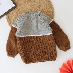 Woonie Boys Cable Knit Pullover-image-35