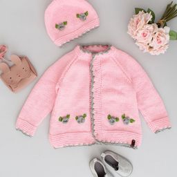 Woonie Girls Floral Cardigan-picture-11