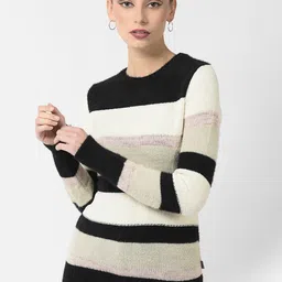 Crimsoune Club Women Colourblocked Pullover-picture-46