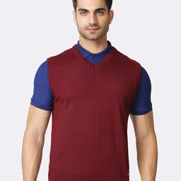Van Heusen V-Neck Sleeveless Sweater Vest-picture-37