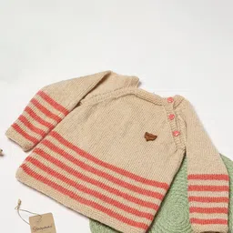 ShilpShakti Unisex Kids Acrylic Striped Pullover Sweater-picture-32