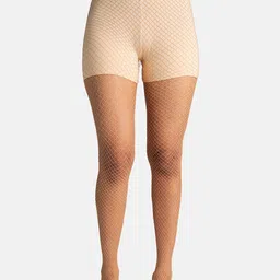 Theater Women Gold Fish Net Stockings-image-63