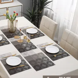 HOKIPO Set Of 5 Table Placemats with Runner image 3