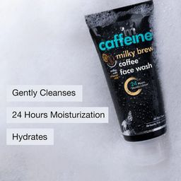 MCaffeine Coffee & Milk Face Wash for 24Hr Moisture with Shea Butter & Almond Milk 75ml-35