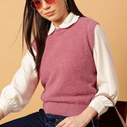 MINT STREET Boucle Acrylic Sweater Vest-picture-54