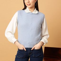 MINT STREET Boucle Acrylic Sweater Vest-picture-30