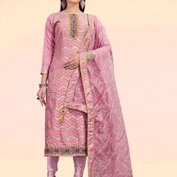 MANVAA Ethnic Motifs Printed Unstitched Dress Material-image-38