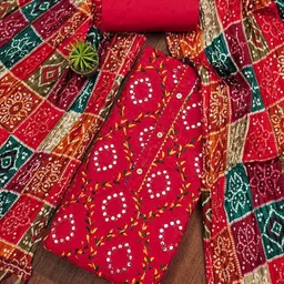 LeeliPeeri Designer Embroidered Unstitched Dress Material-image-71