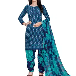 MANVAA Ethnic Motifs Printed Unstitched Dress Material-image-9