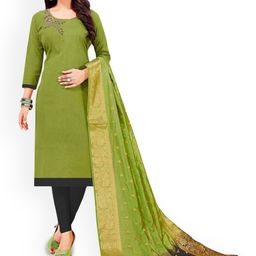 Maroosh Floral Embroidered Zari Unstitched Dress Material-image-18