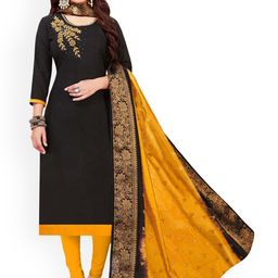 Maroosh Floral Embellished Unstitched Dress Material-image-22