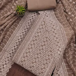 Panzora Embroidered Unstitched Dress Material-image-61