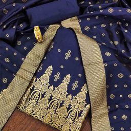Ishin Floral Woven Design Unstitched Dress Material-image-19