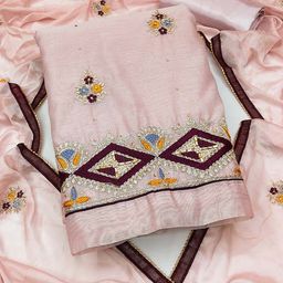 KALINI Embroidered Unstitched Dress Material-image-26