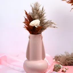 MARKET99 Peach Asymmetric Ceramic Vase-image-95