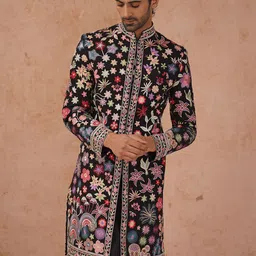KALPRAAG Floral Embroidered Regular Thread Work Kurta with Patiala & Dupatta-picture-43