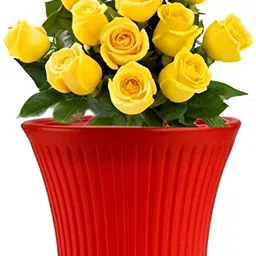appeasy Red Textured Planter-26