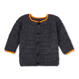 WINDROP SOLUTIONS Kids Self Design Cable Knit Cardigan Acrylic Sweater-picture-38