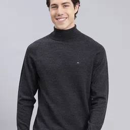 Monte Carlo Turtle Neck Woollen Pullover Sweaters-image-33