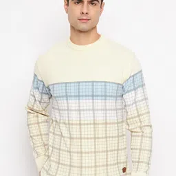 Duke Checked Acrylic Pullover Sweater-image-2
