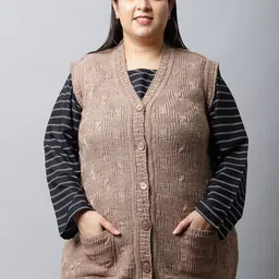 VANYA Women Beige Cardigan-picture-26