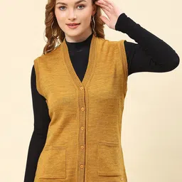 Monte Carlo V-Neck Woollen Cardigan-image-61