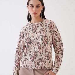 SALT ATTIRE Floral Self Design Pullover-58