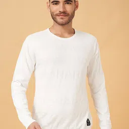 People Round Neck Cotton Pullover-image-71