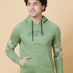 Being Human Printed Hooded Sweatshirt-image-77