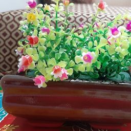 INDIA MEETS INDIA Brown Ceramic Boat Planter-image-65