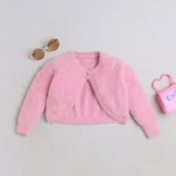 Yellow Apple Girls Round Neck Long Sleeves Pullover-42