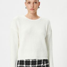 Koton Ribbed Acrylic Pullover Sweaters-image-26