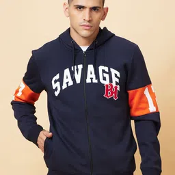 Being Human Printed Hooded Sweatshirt-image-81