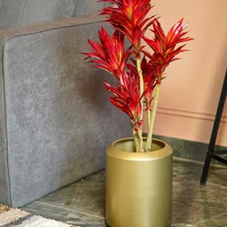 THE ARTMENT Minimal Gold-Toned Garden Metal Planter-image-13