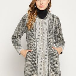 Duke Women Acrylic Longline Cardigan-image-54