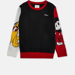 Pantaloons Junior Boys Mickey & Friends Printed Acrylic Pullover-picture-42