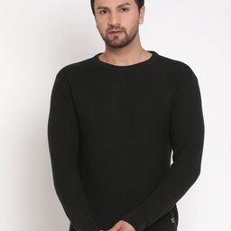 METTLE Men Olive Green Pullover Sweater-picture-26