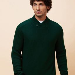 Globus Ribbed Mock Collar Acrylic Pullover-picture-36