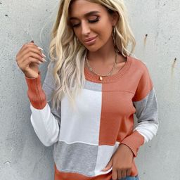 StyleCast Women Colourblocked Pullover Sweater-image-66