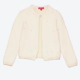 Biba Girls Cream-Coloured Sweater-image-8
