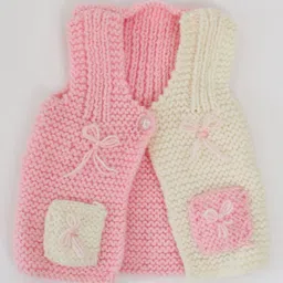 Woonie Unisex Kids Cable Knit Acrylic Sweater Vest-picture-12
