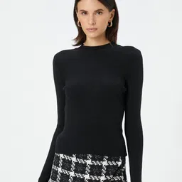 Koton Ribbed Round Neck Pullover-19