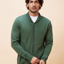 Globus Mock Collar Acrylic Cardigan-image-62