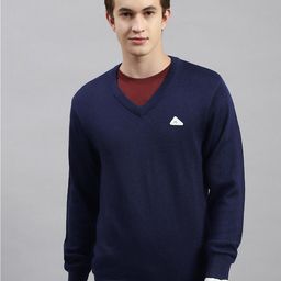 Monte Carlo V-Neck Long Sleeves Woollen Pullover-85