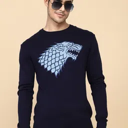 Free Authority Game Of Thrones Self Design Cotton Pullover Sweatshirt-image-70