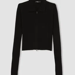 DeFacto Long Sleeves Crop Cardigan-picture-15