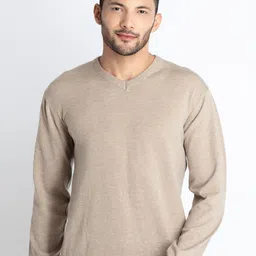 Status Quo V-Neck Long Sleeves Pullover Sweater-image-68