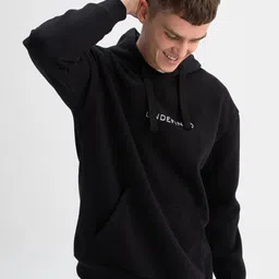 DeFacto Typography Printed Hooded Pullover Sweatshirt-picture-8