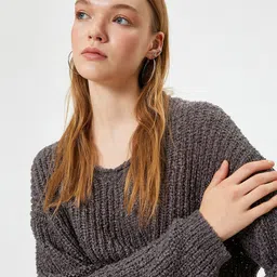 Koton Women Striped Pullover-image-62