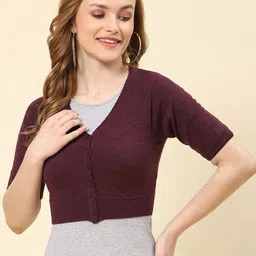 Monte Carlo Pure Wool Crop Cardigan-picture-1